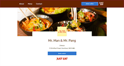 Desktop Screenshot of mrman-mrpang.co.uk